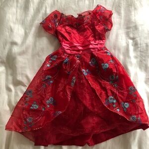 Disney Elena of Avalor Musical Light Up Costume Dress Size 4-6x